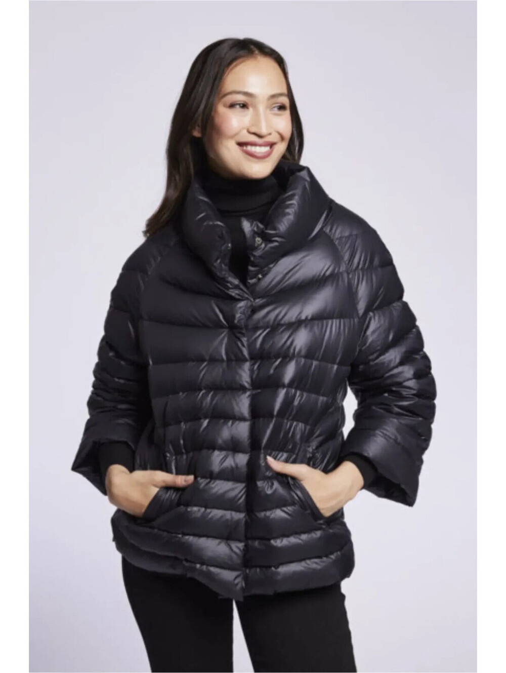 NWD, Blue Duck Down Jacket in Black Sz XL #SJ2701